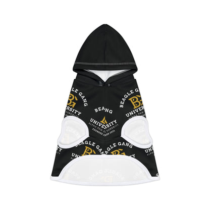 Beagle Hoodie - Beagle Gang University Logo Hoodie for Dogs