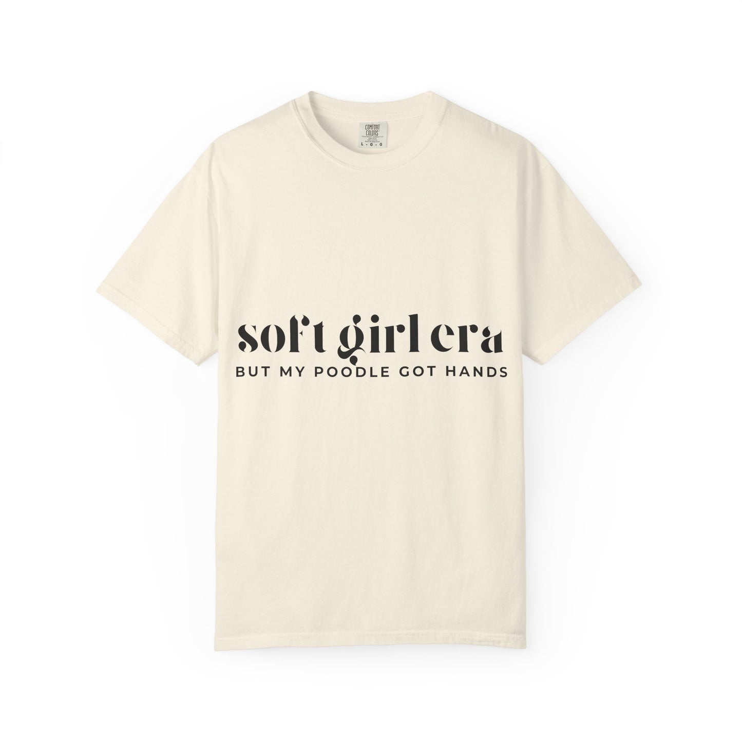 Soft Girl Era Unisex T-Shirt – Cute Poodle Graphic Tee