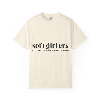 Soft Girl Era Unisex T-Shirt – Cute Poodle Graphic Tee