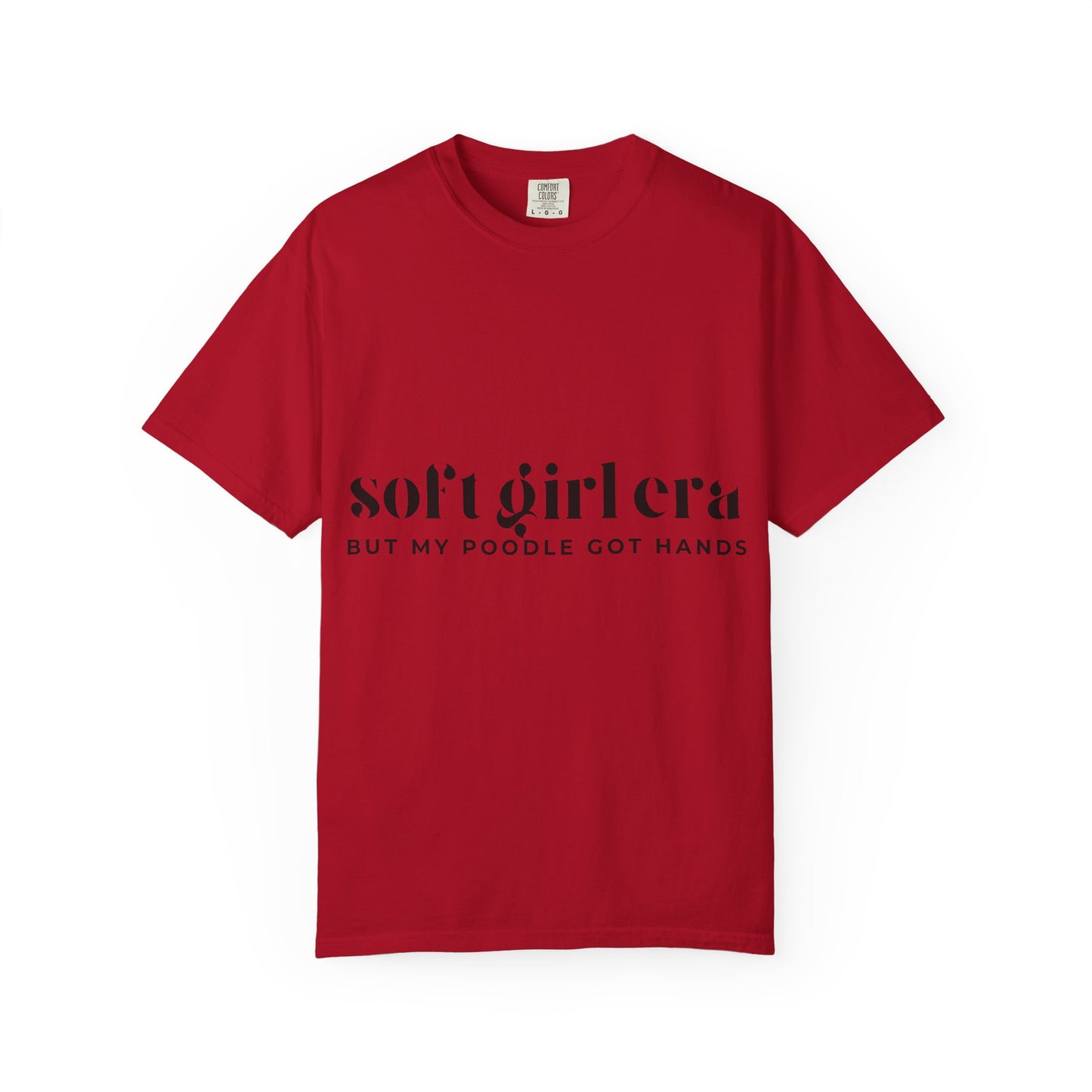 Soft Girl Era Unisex T-Shirt – Cute Poodle Graphic Tee