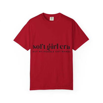 Soft Girl Era Unisex T-Shirt – Cute Poodle Graphic Tee