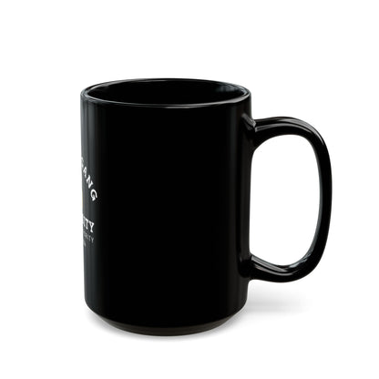 Pitbull Gang University Black Coffee Mug – 'Alpha Paw Sorority' 11oz/15oz
