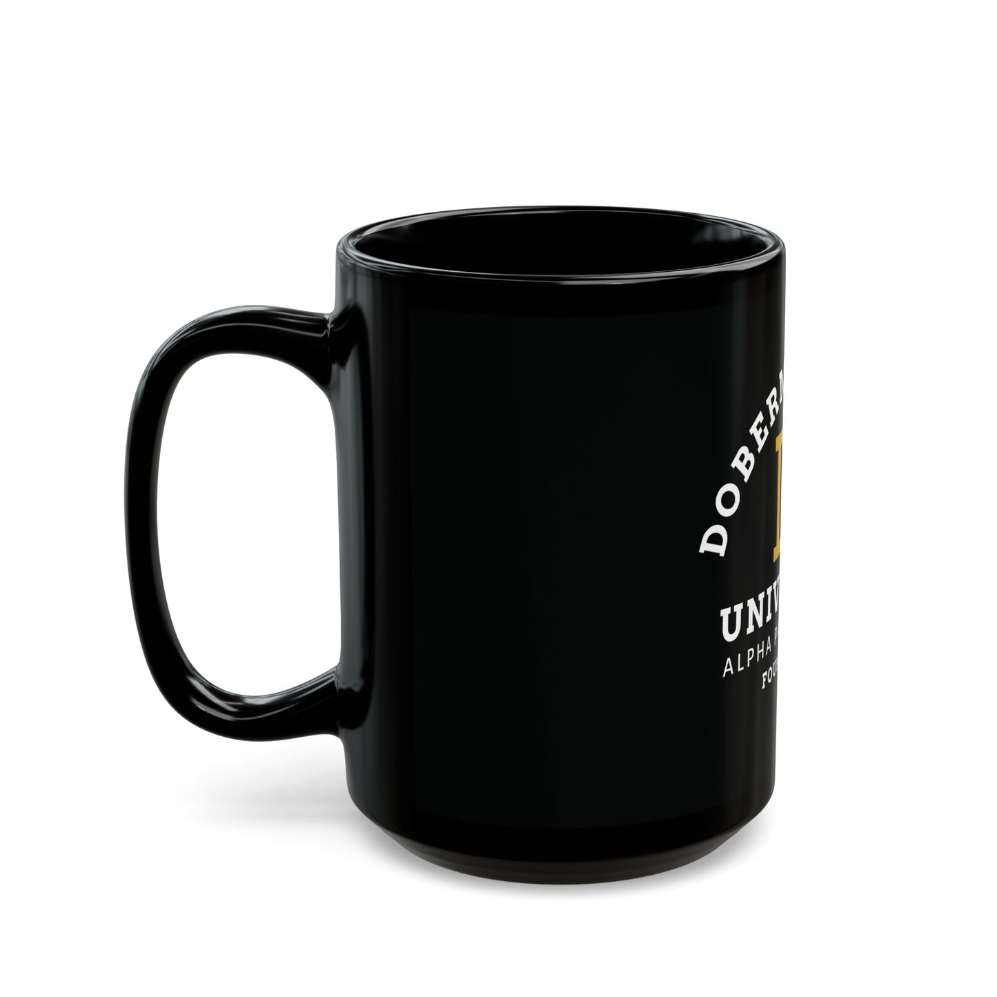 Doberman Gang University Mug — "DG" Alpha Paw Sorority Coffee Cup (11oz/15oz)