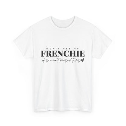 Unisex Heavy Cotton Tee with Adorable Frenchie Design, Casual Wear, Pet Lovers Gift, Fun Statement Shirt, Dog Owner Apparel, Cute Pet [...]