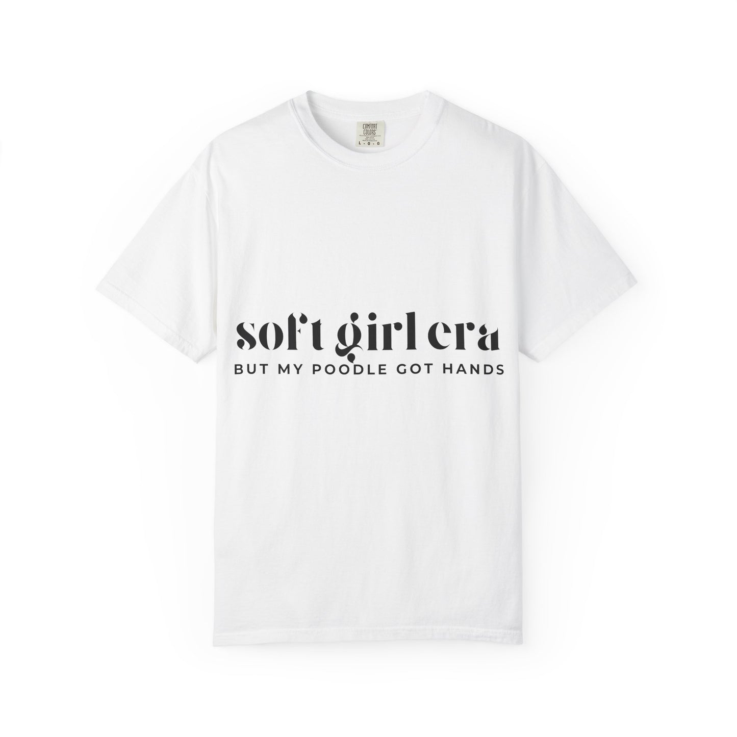 Soft Girl Era Unisex T-Shirt – Cute Poodle Graphic Tee