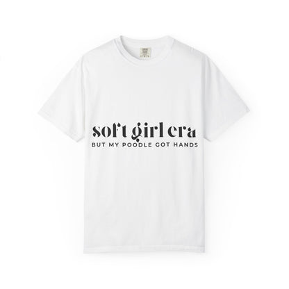 Soft Girl Era Unisex T-Shirt – Cute Poodle Graphic Tee