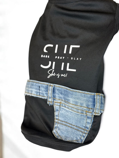 “Bark. Pray. Slay. – Denim Edition”