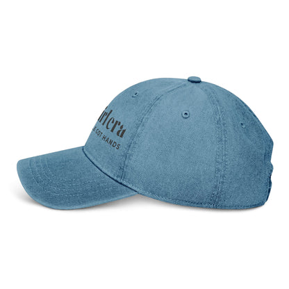 Soft Girl Era Denim Hat with Embroidery - Trendy Cap for Casual Wear