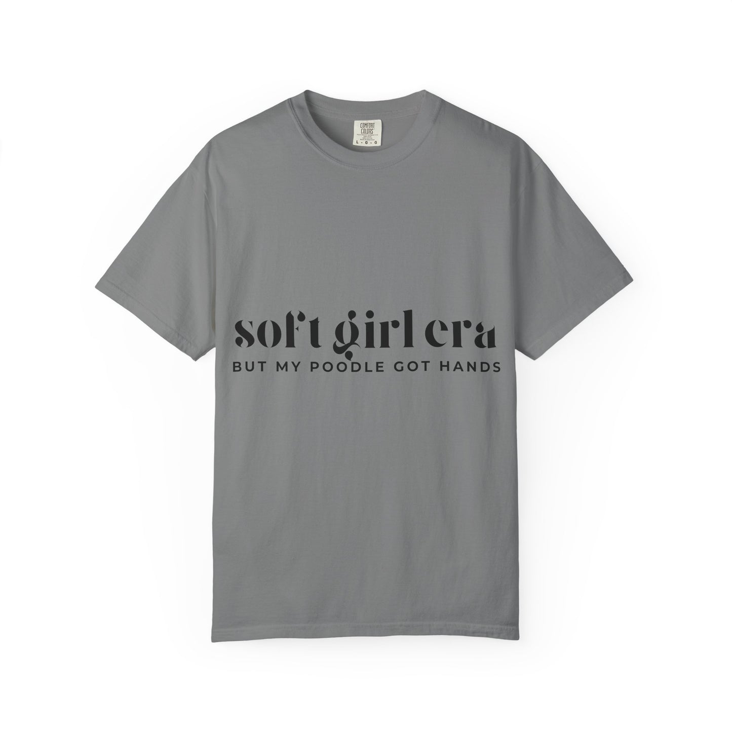 Soft Girl Era Unisex T-Shirt – Cute Poodle Graphic Tee