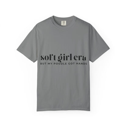 Soft Girl Era Unisex T-Shirt – Cute Poodle Graphic Tee
