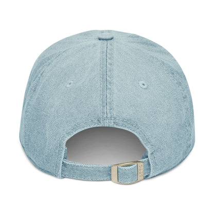 Soft Girl Era Denim Hat with Embroidery - Trendy Cap for Casual Wear