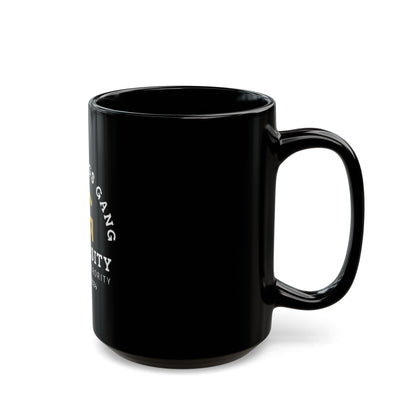 Rescue Dogs Gang University Black Mug — 'Alpha Paw Sorority' Coffee Cup