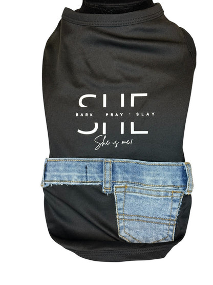 “Bark. Pray. Slay. – Denim Edition”