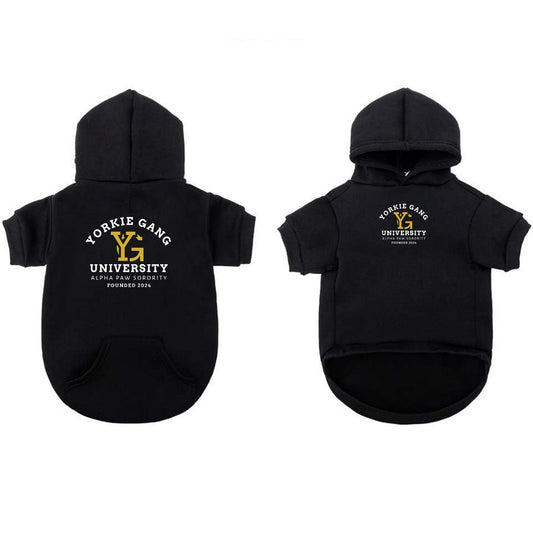 Yorkie Gang University Hoodie